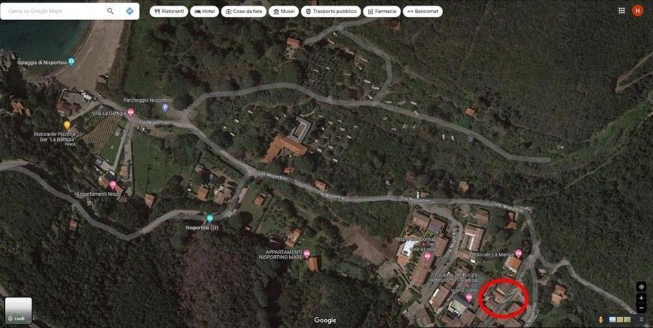 Nisportino, Elba. Bilocale Con Patio Vista Mare. Villa Casale Gastagno Eksteriør billede